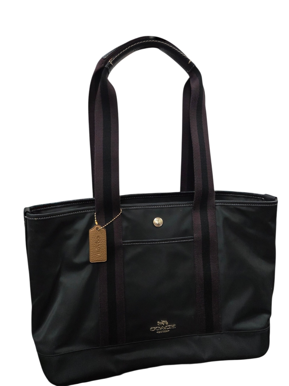 Coach Black Nylon Tote